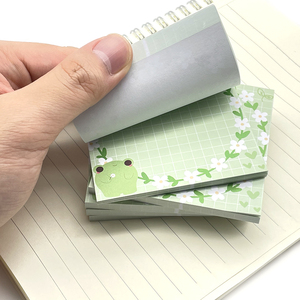 Nota adhesiva personalizada de fábrica, blanco, fácil de rasgar, Bloc de notas, notas de papel de borrador en blanco - Product Image 6