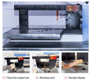 New Design 3 in 1 Hydraulic CNC Busbar Bending Cutting Punching Machine for Flexible Copper Aluminum Busbar Bus Bar Machine - Product Image 2