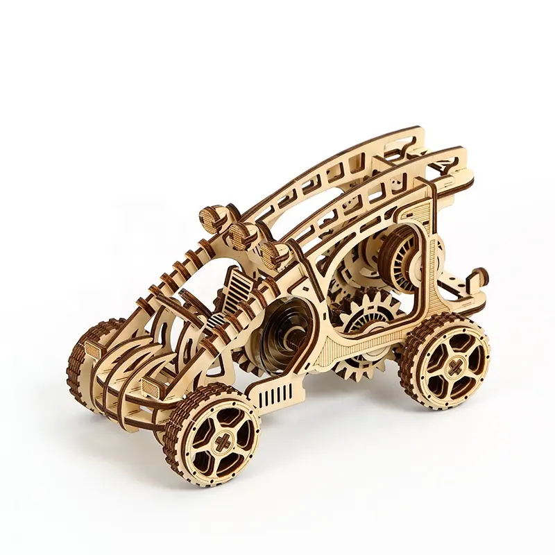 Puzzle 3d carro Novo 3D Laser Cut Montar quebra-cabeça pára-choques carro brinquedo de madeira 3d Wood Car Puzzle