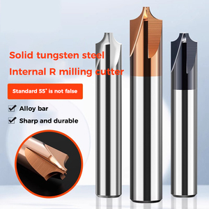 MDBT HRC55 R Inner 4-flute Carbide <strong>End</strong> <strong>Mill</strong> Tungsten Steel <strong>End</strong> <strong>Mill</strong> with TiAlN Coated Reverse R Arc <strong>Chamfering</strong> <strong>End</strong> <strong>Mill</strong>
