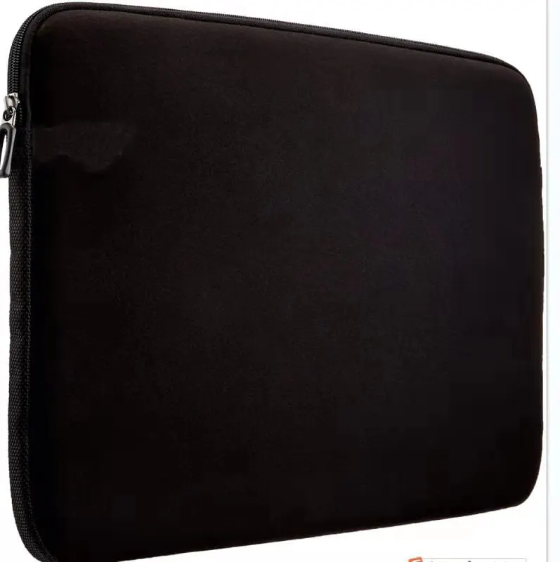 Tas Tangan Laptop Neoprene, Kantung Lengan Notebook 11.5 13.3 15 15.6 Inci dengan Ritsleting