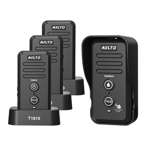 High Functionality Wireless Two <strong>Way</strong> Voice <strong>Intercom</strong> Doorbell with 3 Volume Levels and Rechargeable Battery, Perfect for <strong>Home</strong> Use - Product Image 1