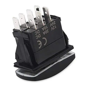 DPDT LED ışık anahtarında 12V/ 20A 10A/ 24V, Rocker Switch7 Pin açik kapali - Product Image 3