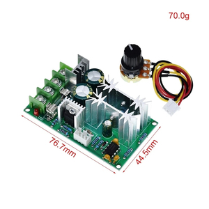 Regolatore di velocità del motore Dc 12 v24v36v48v modulo di azionamento ad alta potenza PWM Controller 20A regolatore di corrente - Product Image 3