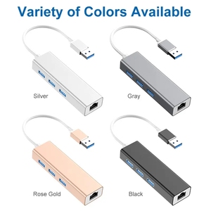 All'ingrosso USB C HUB3.0 Hub Ethernet 5Gbps USB 3.0 in lega di alluminio Shell adattatore - Product Image 3