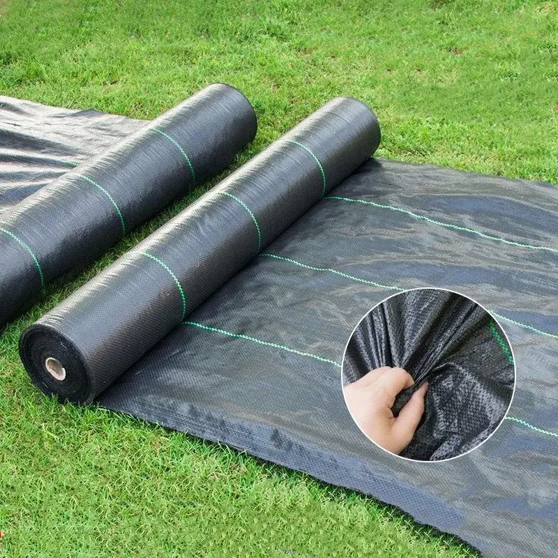 Nhà Máy vườn Heavy Duty rào cản nông nghiệp weedmatlandscape vải cổ phần Đen Weed kiểm soát mat