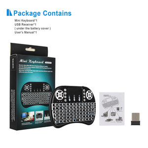 Miniteclado retroiluminado de buen rendimiento, con Touchpad, Android, decodificador de Tv, Mini Pc, teclado inalámbrico con ratón volador de 2,4g - Product Image 6