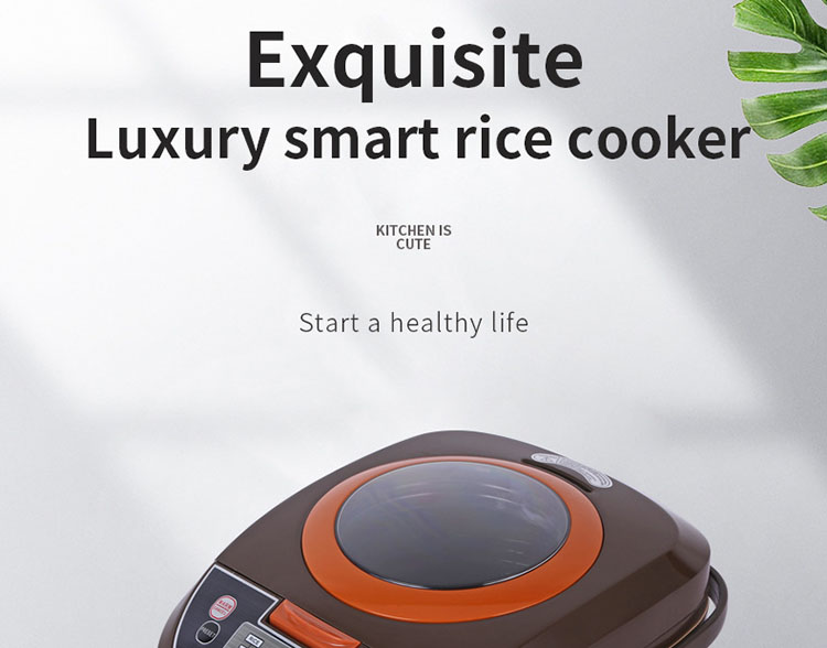 Home Cooking High Quality Commercial Cooker White Sliver Liner 8 IN 1 skylight smart multi  No Stick Rice Cooker