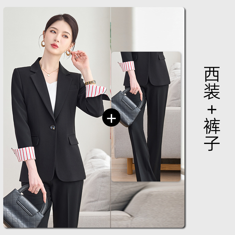 Black suit pants