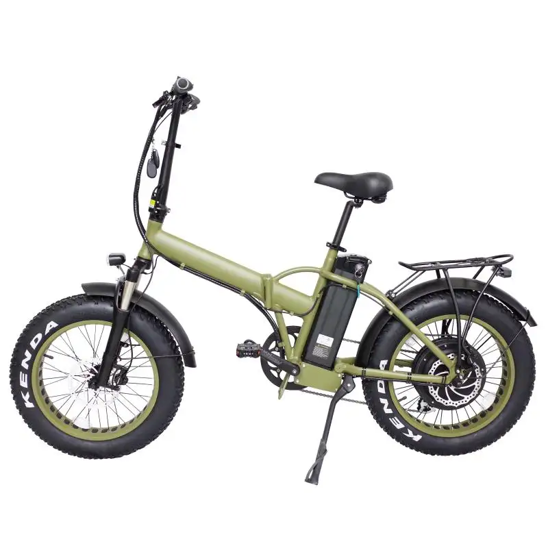 20 inç tekerlek iri tekerli elektrikli bisiklet 48v 1000w arka dişli motor yetişkin kargo elektrikli bisiklet pedalı destek sistemi ile