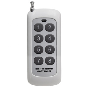 500-1000M 8 tasti tasti RF telecomando fisso/codice di apprendimento DC 12V telecomando Wireless a lungo raggio - Product Image 1