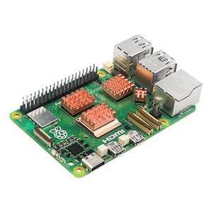 Raspberry Pi 5 in puro rame alluminio dissipatore di calore dissipatore di calore in alluminio CPU Cooler Kit di raffreddamento per Raspberry Pi 5 - Product Image 1