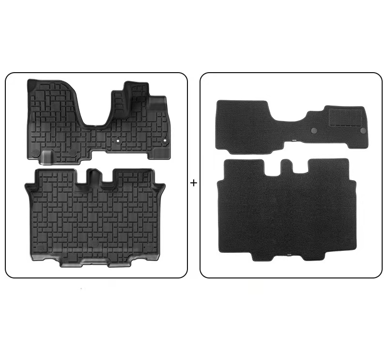 Black double-layer abrasion pads