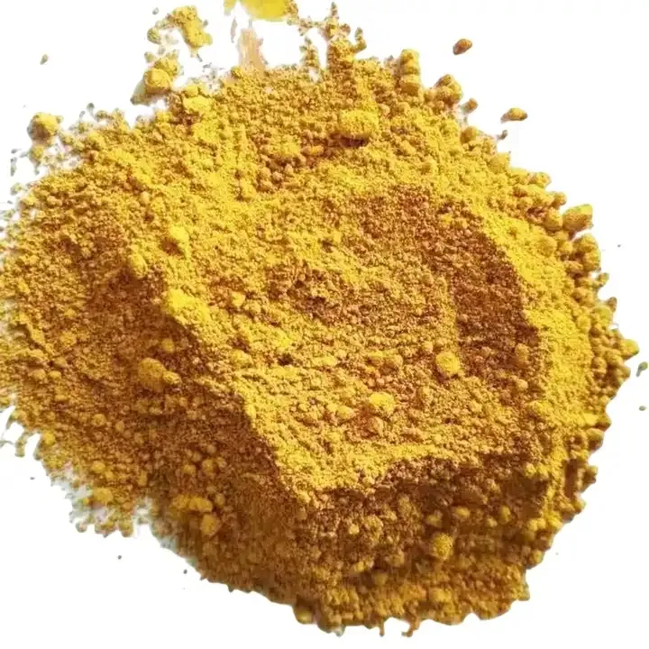 Pigment d'usine couleurs d'oxyde de fer poudre de pigment Fe2O3 synthétique 313 920 pigments jaunes d'oxyde de fer pour briques