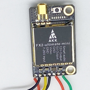 FPV VTX AKK 1.2W FX2 Ultimate Mini 5.8GHz 40CH 25mW/200mW/600mW/1200mW RC FPV yarış RC dört pervaneli helikopter için FPV Video verici - Product Image 2