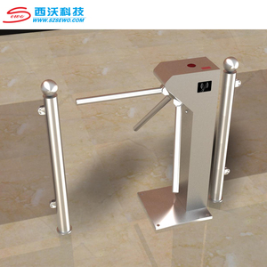 SEWO Shenzhen factory ingresso uscita sistema di controllo accessi SUS 304 tornello a treppiede verticale per palestra - Product Image 3