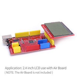 3,3 V 2,4 Zoll 128*64 Serielles SPI-Monochrom-LCD-Breakout-Board-Modul ohne Hintergrund beleuchtung für Arduino UNO Nano