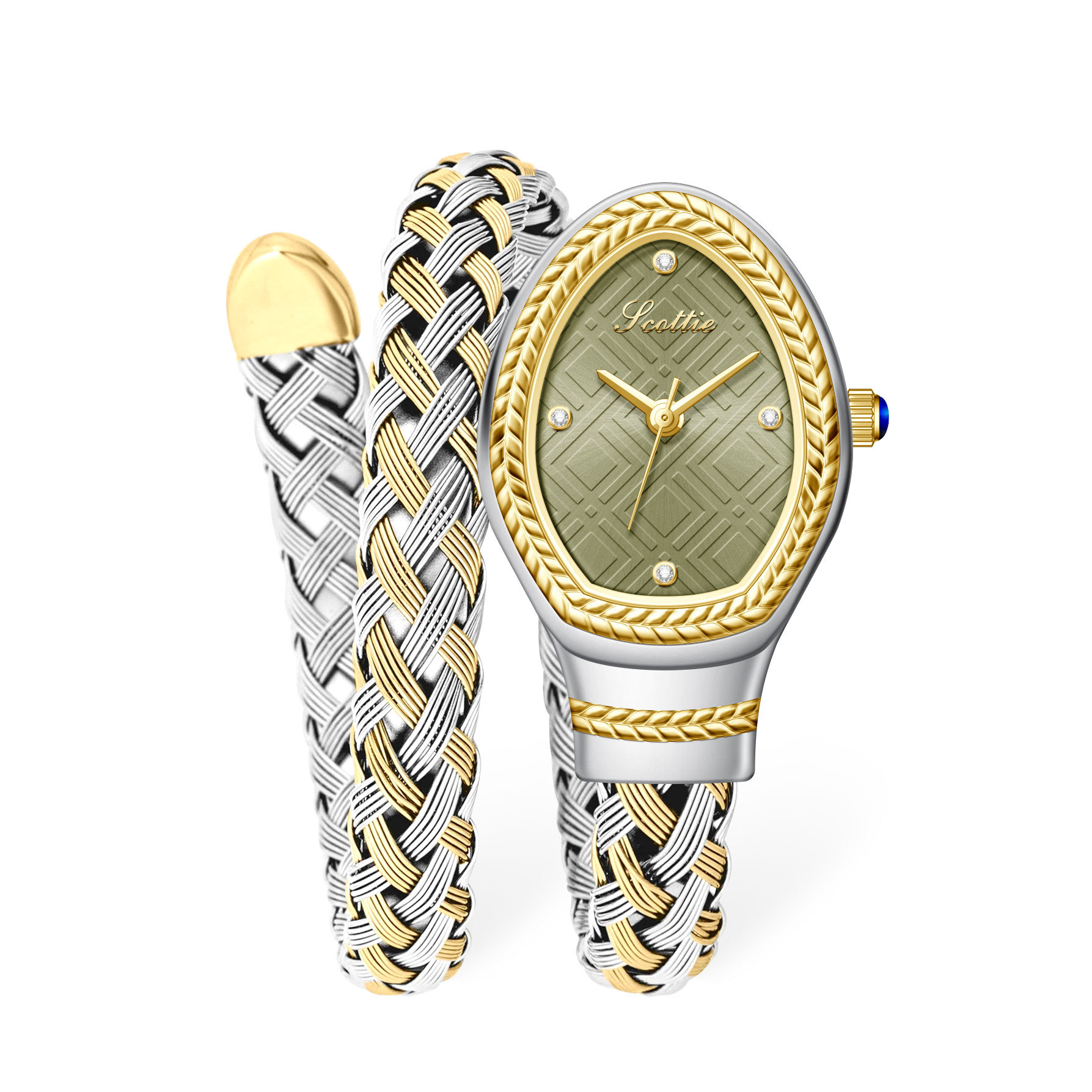 Argent et Or et Vert