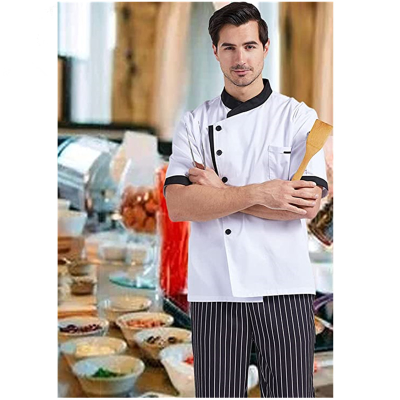 Unisex Customized logo Chef Jacket with Chef Uniform for Restaurant
