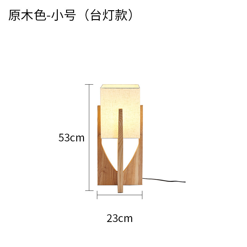 Lampada da scrivania x colore legno naturale