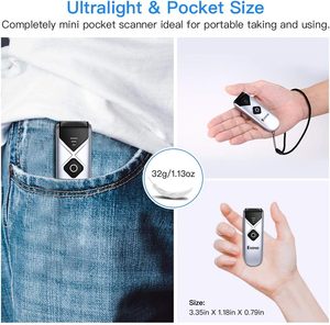 Eyoyo-Mini lector de código de barras, escáner de código de barras, 1D, 2D, inalámbrico, Bluetooth, para teléfono, tableta y PC - Product Image 3