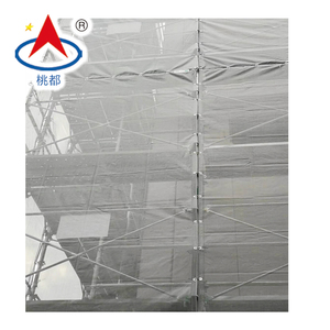 Rete di sicurezza in plastica ignifuga con rete in PVC resistente ad alta resistenza per il taglio personalizzabile del sistema di ponteggi - Product Image 1