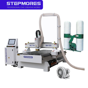 Controlador Cnc ATC fuerte 1300*2500mm máquina de enrutador Cnc de trabajo de madera enrutador Cnc 1325M MDR tipo lineal en la parte posterior - Product Image 1