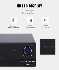 คลาสสิกสีดำไฮเทคผลิตภัณฑ์โฮมเธียเตอร์ Hi-Fi ระบบแบบพกพาการควบคุมระยะไกลเครื่องเล่นซีดี - Product Image 6