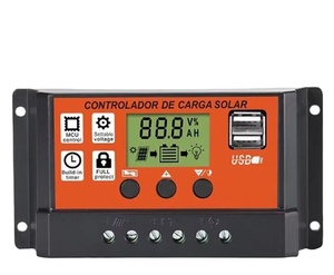 PWM 30A 12V/24V regolatore regolatore di carica pannello solare con doppia porta USB, Display LCD, nuovo Mppt tecnico - Product Image 1