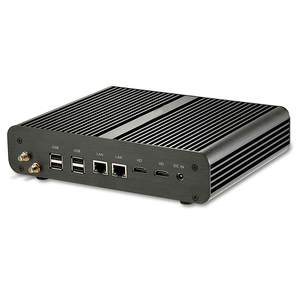 Partaker Lüfter loser Mini-PC Intel Core I7 4500U Dual HD 2 x LAN 4 x USB 3.0 4 x USB 2.0 Optischer Desktop-Computer Linux