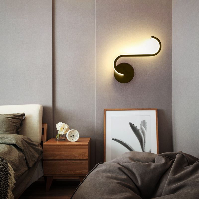Moderne minimaliste cuivre applique américaine allée couloir chambre chevet étude lampe nordique créatif LED miroir lumière meubles