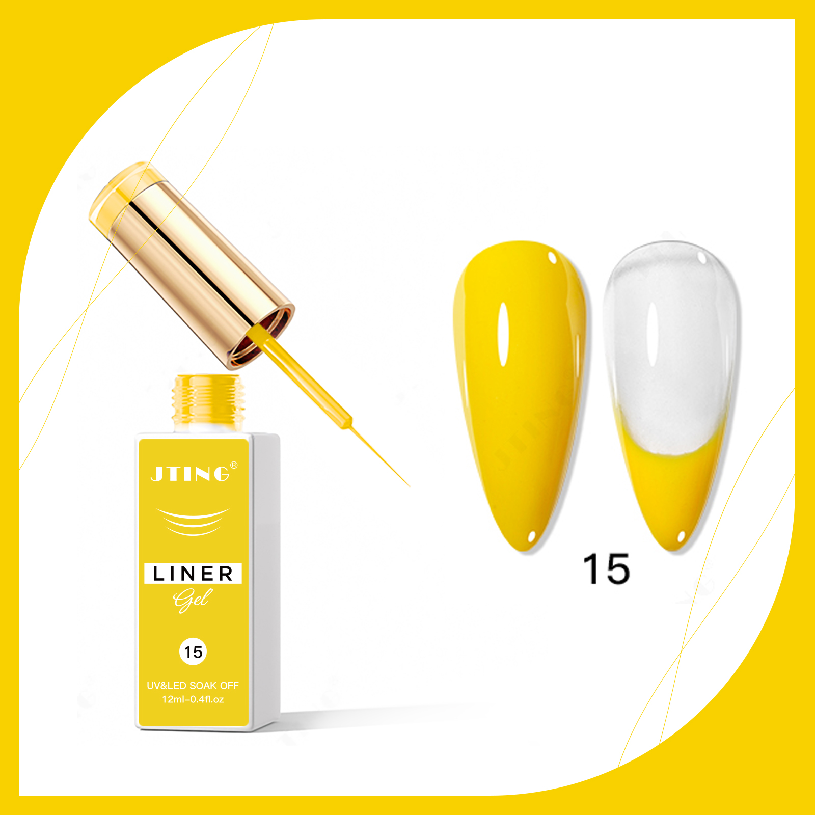 #เจลเขียนเส้น 15 สี