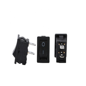 Anahtarı ile su geçirmez kapak 250V 3A on-off İki pozisyon mini KCD-117 anahtarları 2 pin Rocker anahtarı - Product Image 3