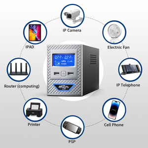 Fuente de alimentación ininterrumpida UPS de 650Va 1000Va 1500Va regulación automática de voltaje fuera de línea UPS para computadora personal de oficina - Product Image 4