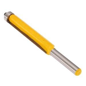Yükseklik ekstra uzun gömme Trim yönlendirici Bit 1/4 inç X 3/8 inç ağaç İşleme freze ahşap için kesici Diy aracı - Product Image 5