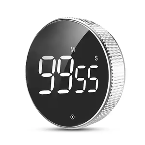 OEM Mini Design magnetico rotante conto alla rovescia Timer LCD Display digitale cronometro ruotare Timer con cuscinetto antiscivolo - Product Image 1