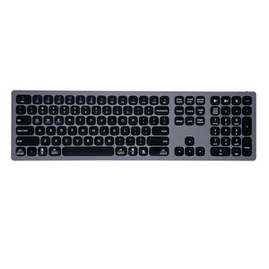 BT 3.0 5.0 <strong>Keyboard</strong> Multi-Device Rechargeable <strong>Keyboard</strong> Aluminum <strong>Wireless</strong> Type-C Rechargeable <strong>Keyboard</strong> 110 Keys - Product Image 1