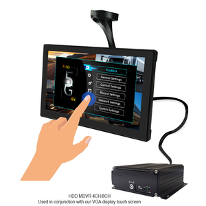 Pantalla táctil de 10,1 pulgadas Uso de entrada de video de 2 canales para monitor de autobús de camión Monitor automático - Product Image 3