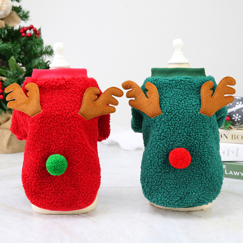 Cerf de Noël vert