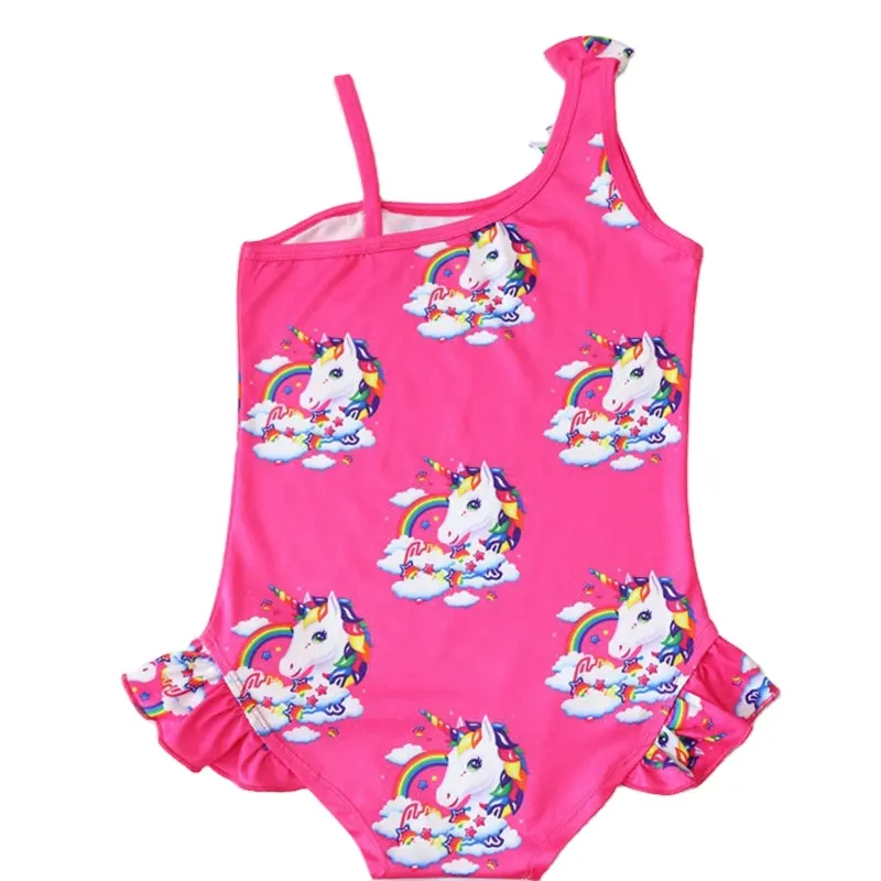 Costume da bagno per neonate costume intero per bambini costume da bagno per bambine abbigliamento occidentale abbigliamento da nuoto personalizzato all'ingrosso carino frutta impermeabile