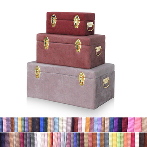 ที่บ้านขนาดใหญ่ตกแต่งโลหะลำต้นกำมะหยี่เก็บหน้าอกชุดมวยกางเกง - Product Image 5