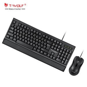 Hot Sale Cheap Wholesale TF330 Original Genuine <strong>Keyboards</strong> for <strong>Computer</strong> Combo 2.4GHz Wired 1000dpi <strong>Keyboard</strong> and Mouse - Product Image 4