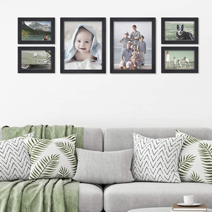 8x10 resim çerçeveleri 4 paket fotoğraf çerçevesi ekran 5x7 Mat veya 8x10 olmadan mat katı plastik fotoğraf çerçeveleri - Product Image 6