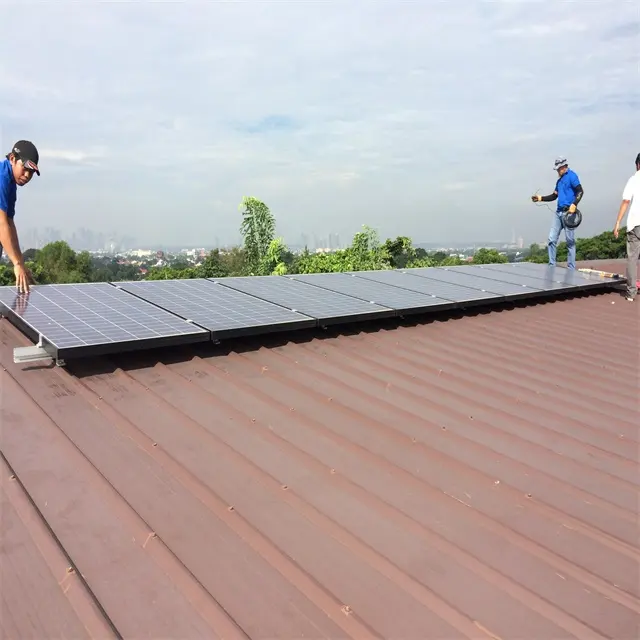 SOEASY-Kit completo de planta de energía, 400kw, sistemas de generación de energía, Panel Solar para el hogar, electricidad