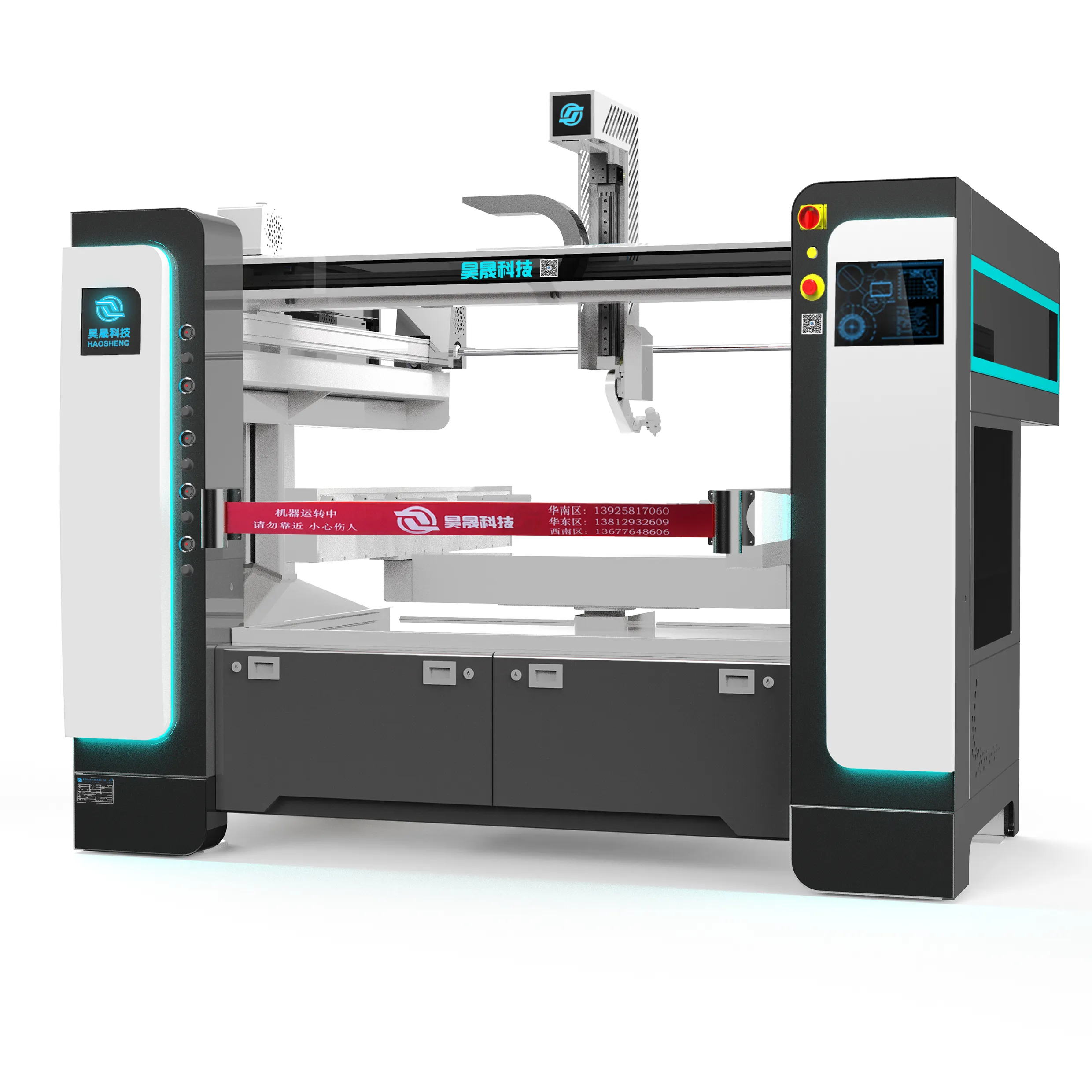 Máquina de recubrimiento de metal para pintura en aerosol de galvanoplastia automática de 5 ejes de fábrica China, para hardware y cabezal de micrófono