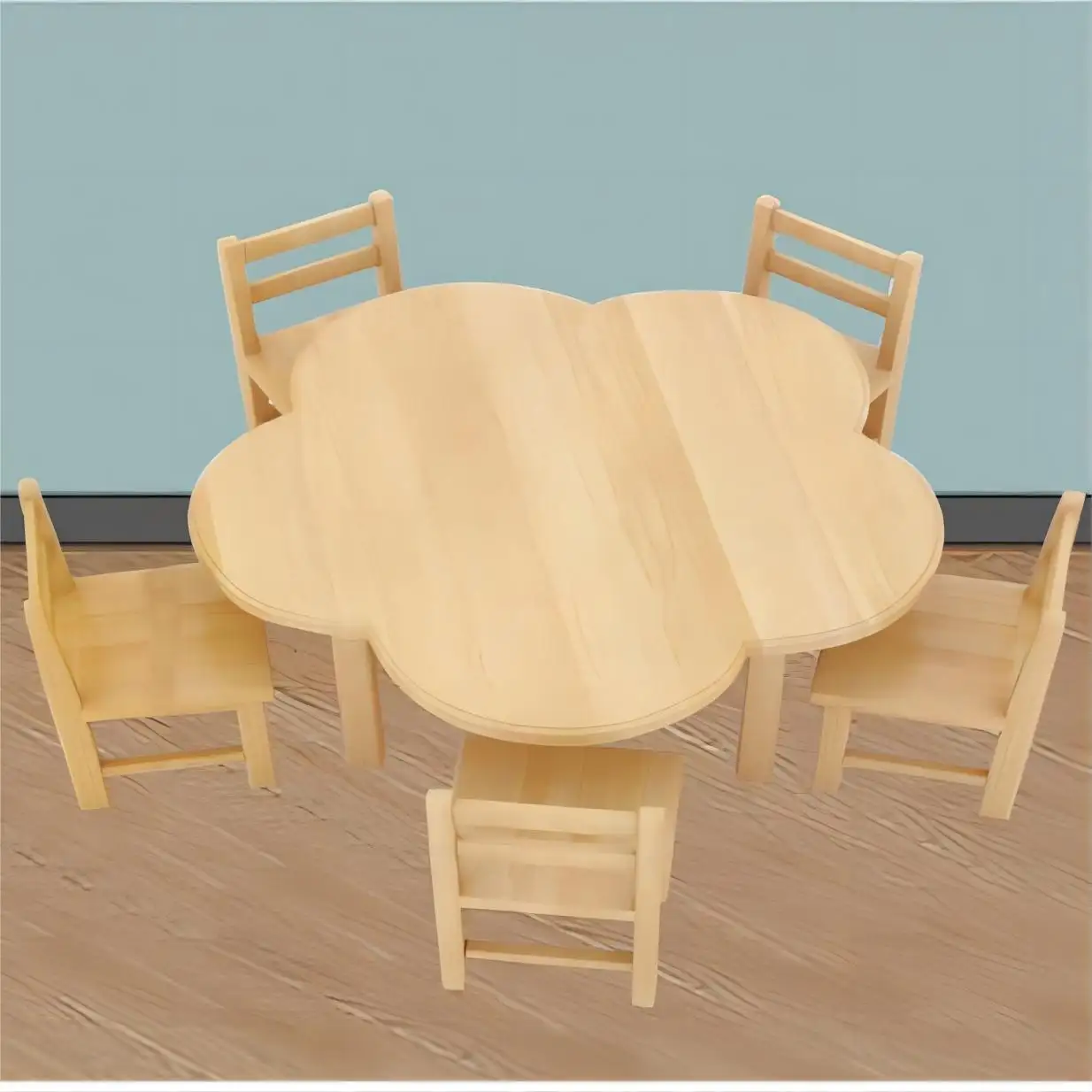 Preschool kids furniture children round table and chairs