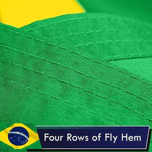 ブラジル国旗ポリエステル国旗カスタムロゴ印刷両面ブラジル国旗とバナー - Product Image 6