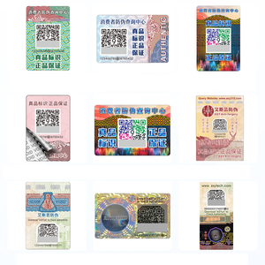 Etiqueta de holograma de impresión de pegatina de código Qr colorido antifalsificación de diseño gratuito - Product Image 4