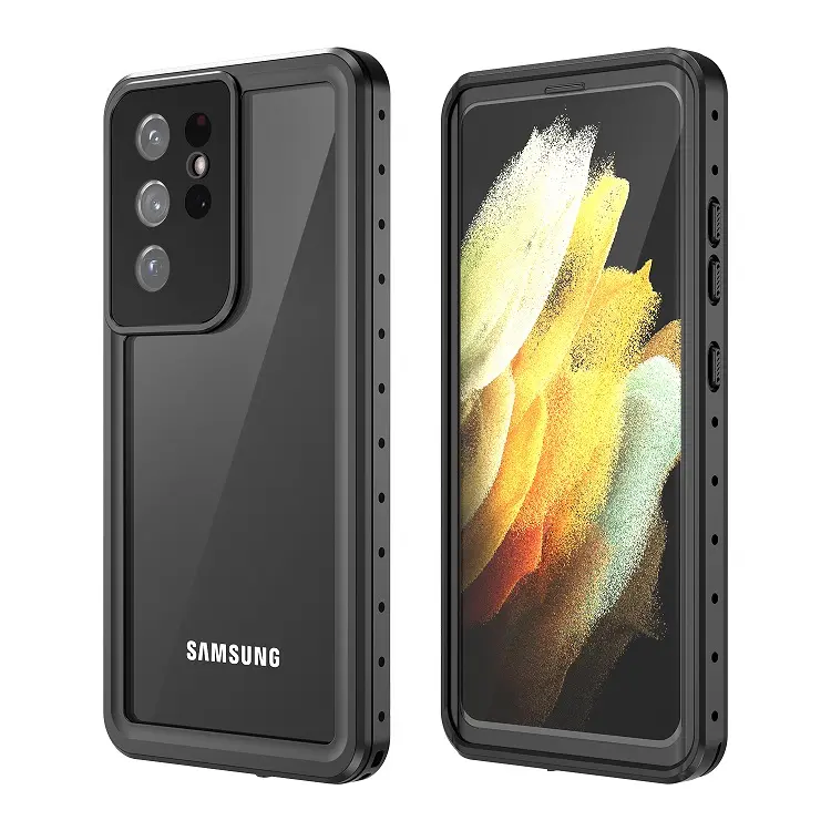Capa de acessórios para celular Samsung Galaxy S21 Ultra S22 Plus, novidade universal à prova d'água com logotipo personalizado, novidade de 2024