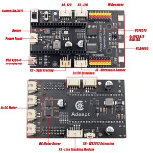 Smart Car Kit for ESP32-WROVER <strong>with</strong> <strong>Arduinos</strong> IDE, Line Tracking, Obstacle Avoidance, OLED Display, <strong>Ultrasonic</strong> <strong>Sensor</strong>, ESP32-CAM - Product Image 4